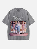 KATSEYE Print Round Neck T-shirt