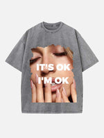 Tate McRae Print Round Neck T-shirt