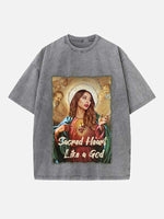 Ariana Grande Print Round Neck T-shirt