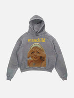 Sabrina Carpenter Print Slant Pockets Hoodie