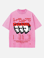 Kendrick Lamar Print Round Neck T-shirt