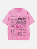 P!nk Print Round Neck T-shirt