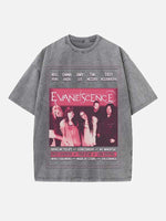 Evanescence Print Round Neck T-shirt