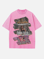 Tate McRae Print Round Neck T-shirt