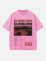 Dominic Fike Print Round Neck T-shirt