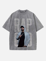 Eminem Print Round Neck T-shirt