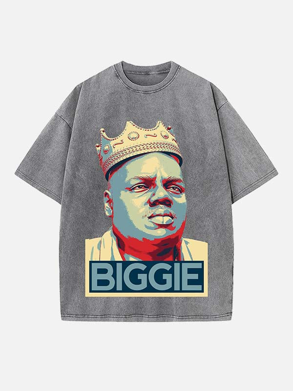 The Notorious B.I.G. Print Round Neck T-shirt