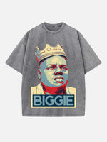 The Notorious B.I.G. Print Round Neck T-shirt