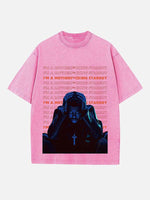 The Weeknd Print Round Neck T-shirt