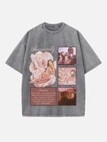 Kali Uchis Print Round Neck T-shirt