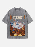 Taylor Swift Print Round Neck T-shirt