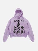 KATSEYE Print Slant Pockets Hoodie
