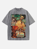 Taylor Swift Print Round Neck T-shirt