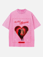 Chappell Roan Print Round Neck T-shirt