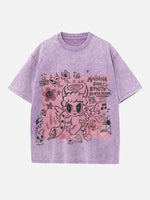 Karol G Print Round Neck T-shirt