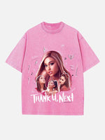 Ariana Grande Print Round Neck T-shirt