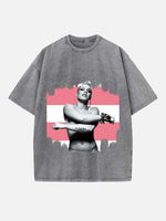 P!nk Print Round Neck T-shirt