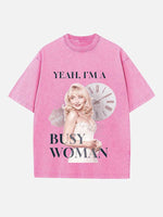 Sabrina Carpenter Print Round Neck T-shirt