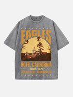 Eagles Print Round Neck T-shirt