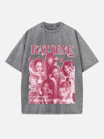 KATSEYE Print Round Neck T-shirt