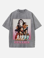 Dua Lipa Print Round Neck T-shirt