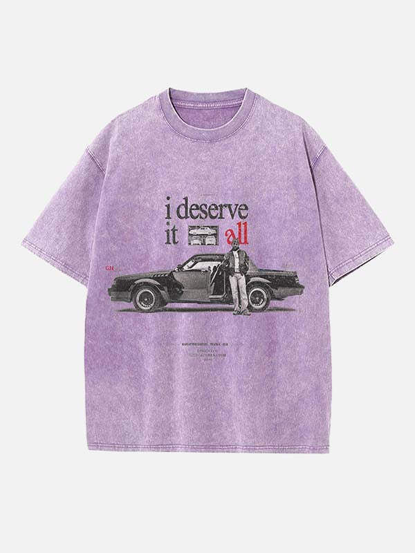 Kendrick Lamar Print Round Neck T-shirt