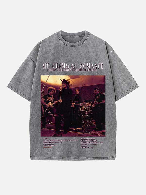 My Chemical Romance Print Round Neck T-shirt