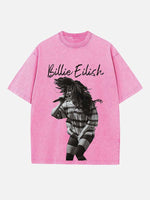Billie Eilish Print Round Neck T-shirt
