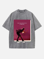 Taylor Swift Print Round Neck T-shirt