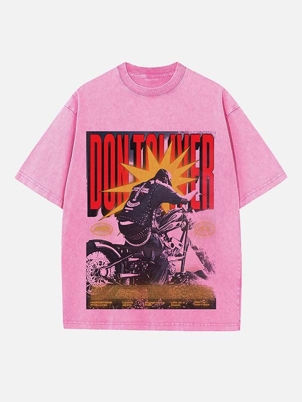 Don Toliver Print Round Neck T-shirt