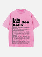 The Goo Goo Dolls Print Round Neck T-shirt