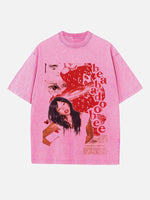 Beabadoobee Print Round Neck T-shirt