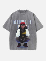 Billie Eilish Print Round Neck T-shirt