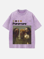 Paramore Print Round Neck T-shirt
