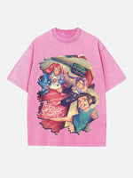 HUNTR/X Print Round Neck T-shirt