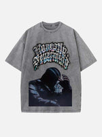 Drake Print Round Neck T-shirt