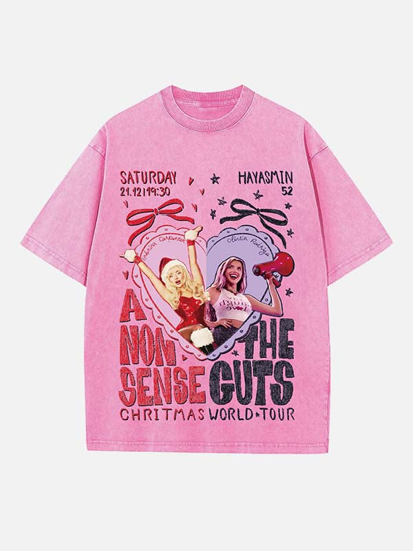 Sabrina Carpenter Print Round Neck T-shirt