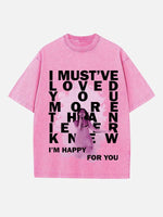 Dua Lipa Print Round Neck T-shirt