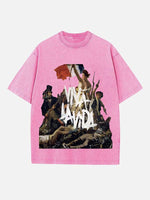 Coldplay Print Round Neck T-shirt
