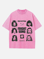 KATSEYE Print Round Neck T-shirt