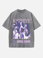 KATSEYE Print Round Neck T-shirt