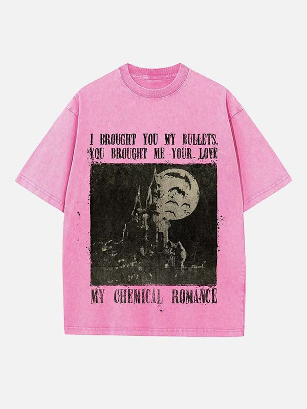 My Chemical Romance Print Round Neck T-shirt