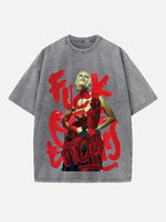 Doja Cat Print Round Neck T-shirt