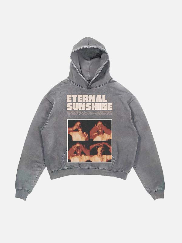 Ariana Grande Print Slant Pockets Hoodie