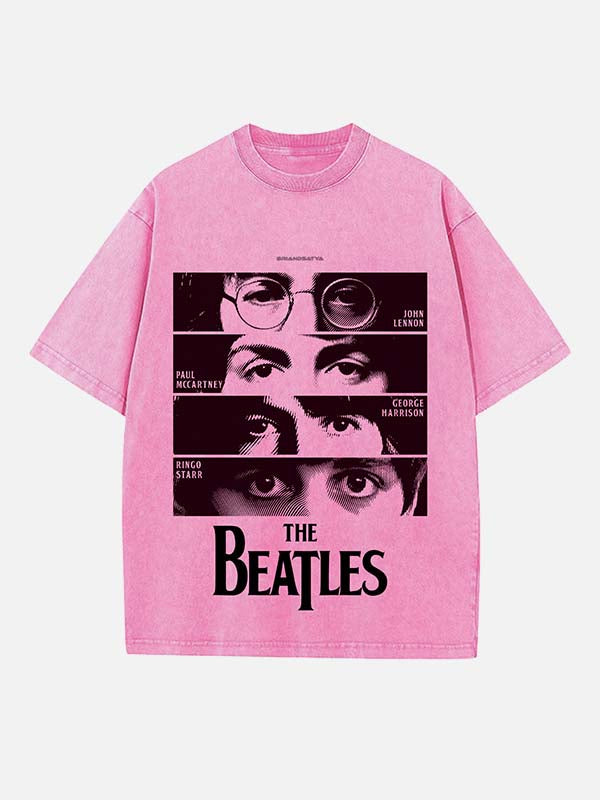 The Beatles Print Round Neck T-shirt