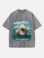 Dua Lipa Print Round Neck T-shirt