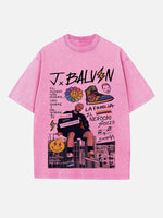 J Balvin Print Round Neck T-shirt