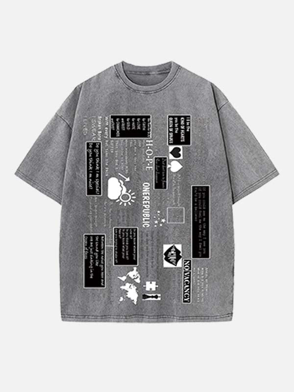 OneRepublic Print Round Neck T-shirt