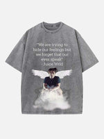 Juice WRLD Print Round Neck T-shirt