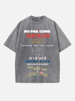 Drake Print Round Neck T-shirt